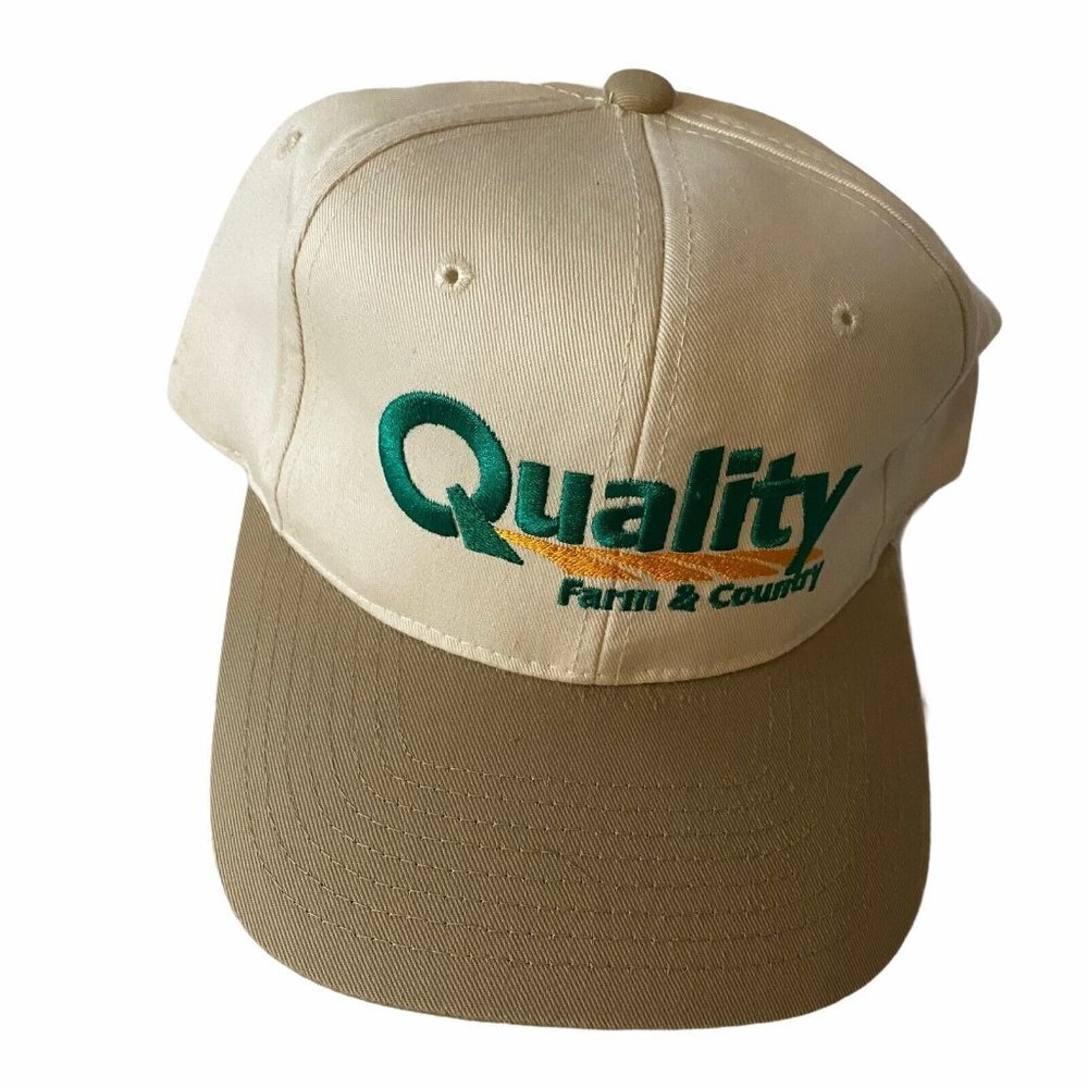 Quality Farm & Country Baseball/Golf Hat Snap Back Adjustment 100% Cotton
